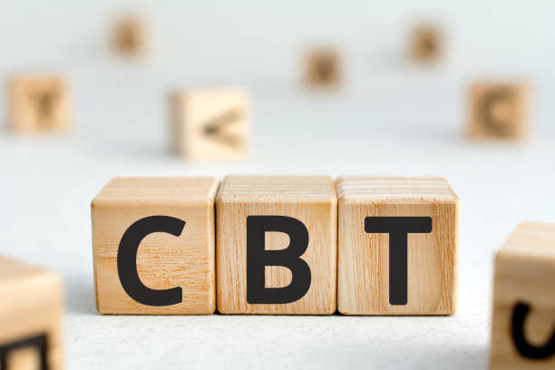 Therapist conducting CBT session with child