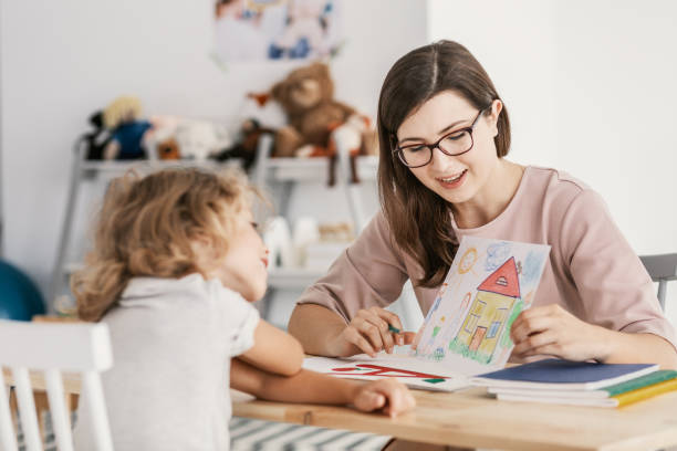 Child doing thought-challenging exercise