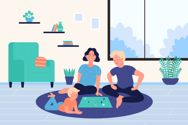 Therapist engaging in play with child