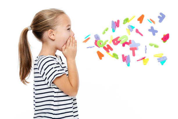 Speech therapy session with child
